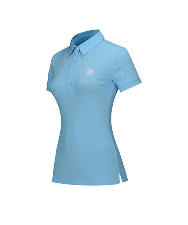 CHUCUCHU Women's Double Point Top - Sky Blue