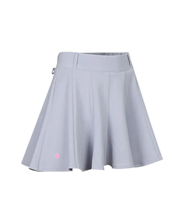 CHUCUCHU Women's Jersey Full Skirt - Light Grey