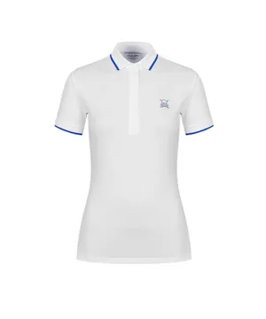 CHUCUCHU Women's Line Point Top - White
