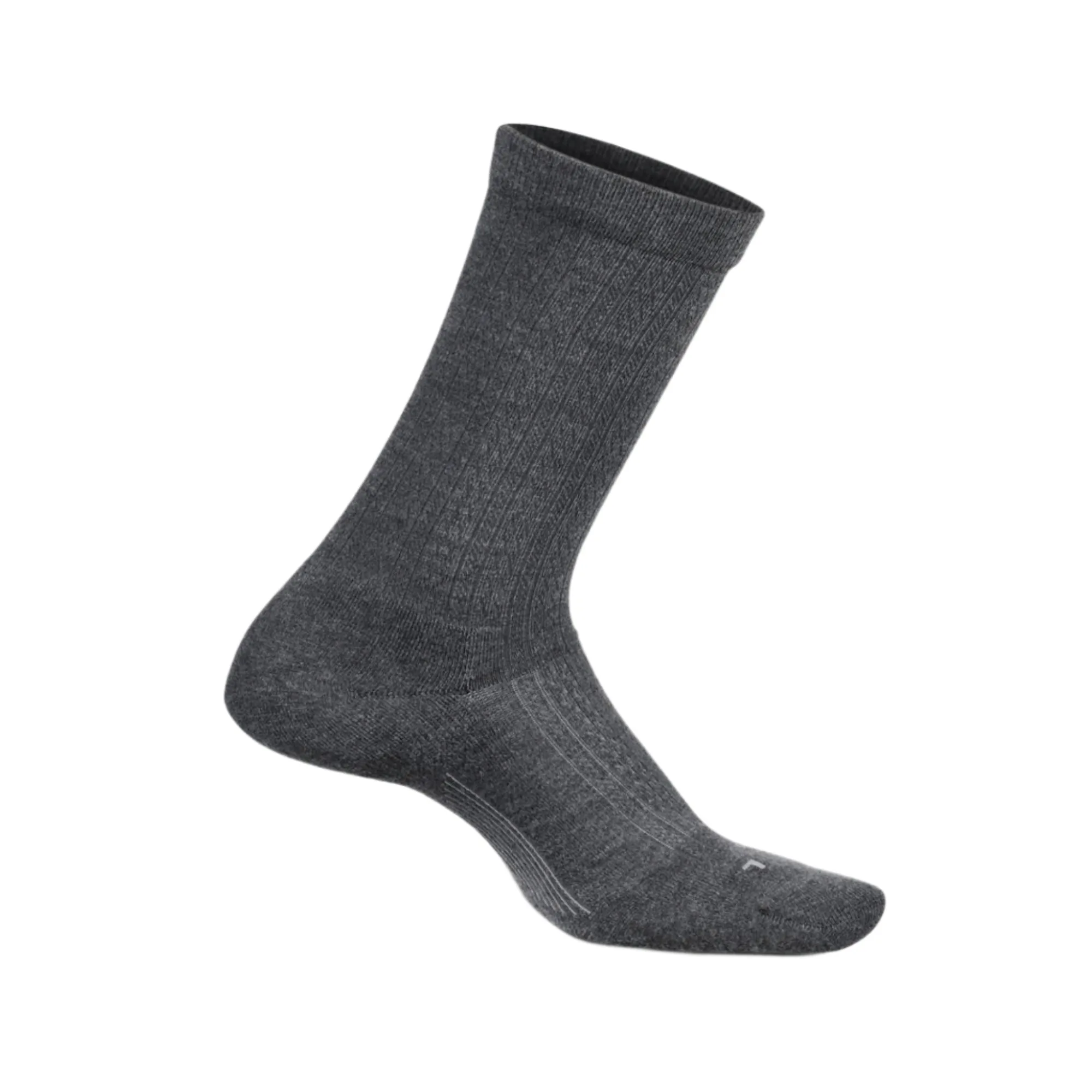 Feetures Womens Everyday Texture Max Cushion Crew Socks