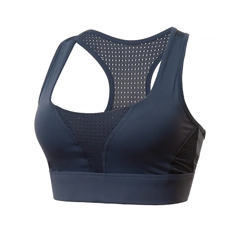 Filhot™  V-mesh Design Sports Bra Up To 5XL